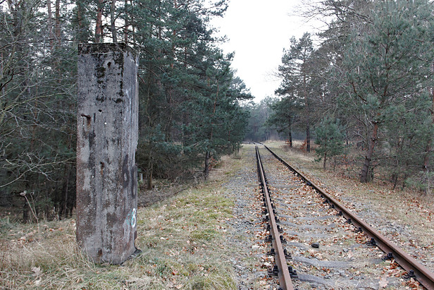 Militärfeldbahn Świnoujście Przytor (Regelspur): Ehemaliges Tor