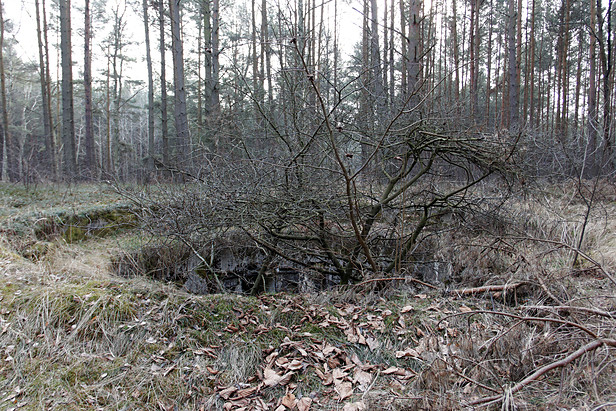 Militärfeldbahn Świnoujście Przytor: Geschützbunker