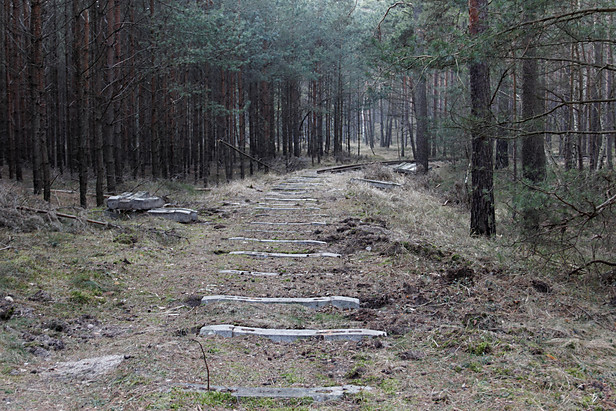 Militärfeldbahn Świnoujście Przytor (km 1,05): Schwellenerneuerung