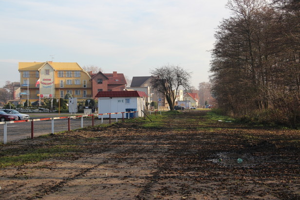 Bauarbeiten Trzesacz - Pogorzelica 2011