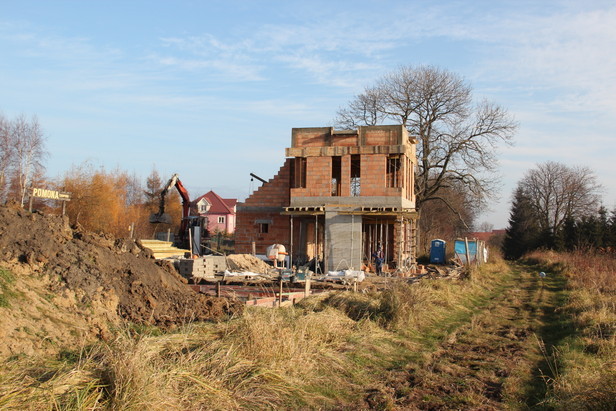 Bauarbeiten Trzesacz - Pogorzelica 2011