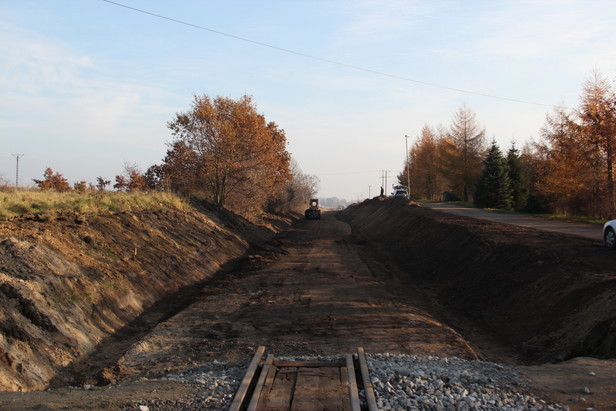 Bauarbeiten Trzesacz - Pogorzelica 2011