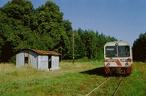 Lenz-Wellblechbude in Zaplocie